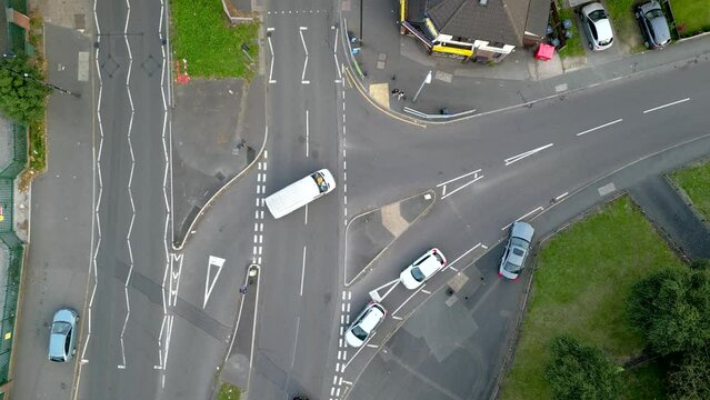 Road Junction and Traffic Light System in the UK