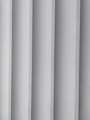 Obraz premium wall. background texture. wall with textured stripes. panels. white wall 3d