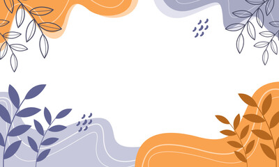 Hand Drawn Abstract Doodle Aesthetic Background