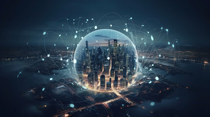 Connection abstract concept