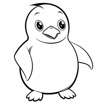 recommend clip art: Penguins, penguin cartoon, penguin black and white, line, cute,birds