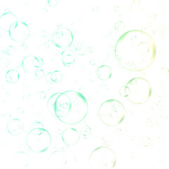 Brigth fizzy water bubbles abstract vivid colors background. Vector illustration