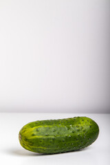 cucumber on a white background, isolated