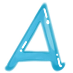 Alphabet set of letters A to Z 