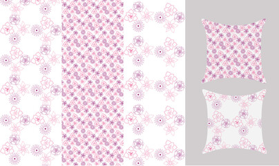 Pattern Design. Floral Pattern Design. Unique Creative Simple Nature Pattern Design. 