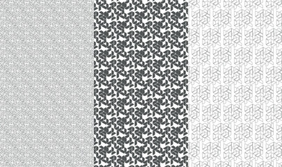 Pattern Design. Geometric Pattern Design. Black and White pattern.