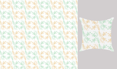 Pattern Design. Floral Pattern Design. Unique Creative Simple Nature Pattern Design. 