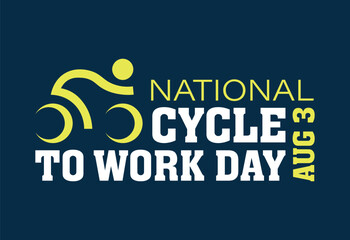 National Bike to Work Day, Bike Day, Holiday concept