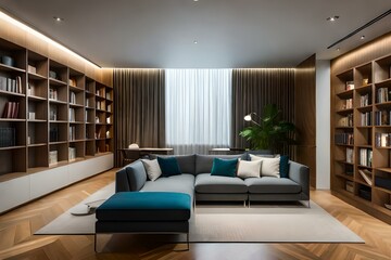 living room interior generated Ai 