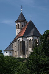 Muttergotteskirche in Ptujska Gora (Slowenien), Außenansicht - 626586375