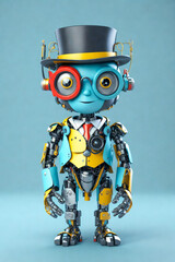 Realistic robot. Generative AI