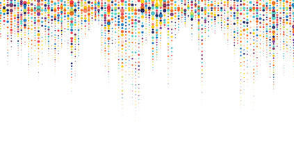 Abstract colorful polka dot pattern background © natrot