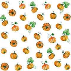 Pumpkins Pattern Kürbis Vegetables autumn  Halloween, Surface Muster,  KartenDesign