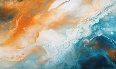 Naklejka premium Texture of stone. Watercolorof sea spreading out wallpaper. For banner, postcard, book illustration. Created with generative AI tools