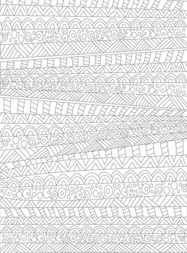 coloring book for adults and children. texture with a striped ab