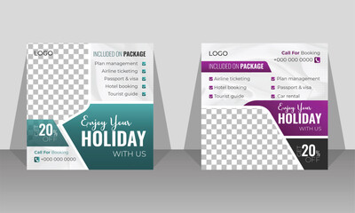 Editable Digital business marketing agency minimal square banner template, web banner, social media post