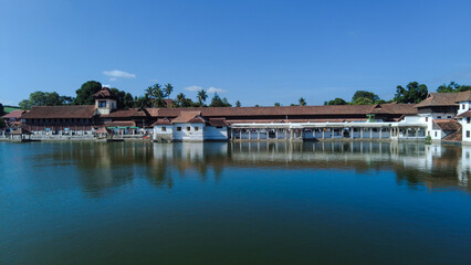 Obraz premium Sree Padmanabha Swamy temple, historic landmark in Thiruvananthapuram, Kerala