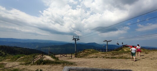top of the Carpathians. nature of Ukraine, mountain Zakhar Berkut