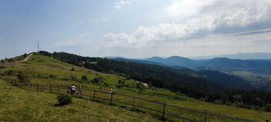 top of the Carpathians. nature of Ukraine, mountain Zakhar Berkut