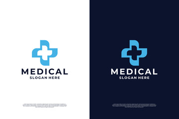 Obraz premium Medicine and Healthcare. Medical and healthcare logo design elements.