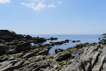 Fototapeta na wymiar 城ヶ島の海岸　The coast of Jōgashima