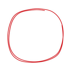 Handdrawn Circle Line
