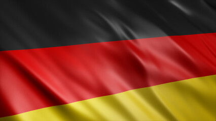 Germany National Flag, High Quality Waving Flag Image 
