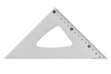 ruler isolated on white