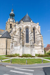 Fototapeta na wymiar L'église Saint-Jean-Baptiste de Bourbourg