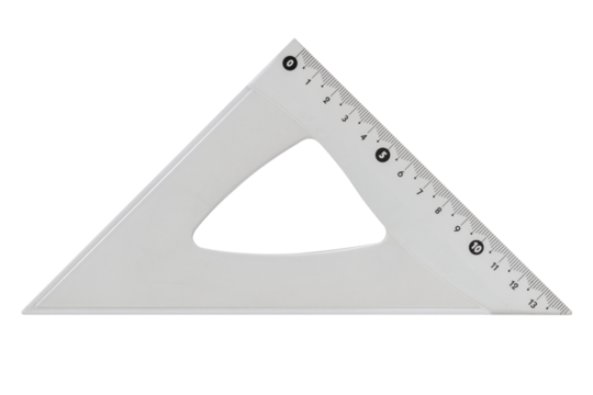 ruler isolated on white