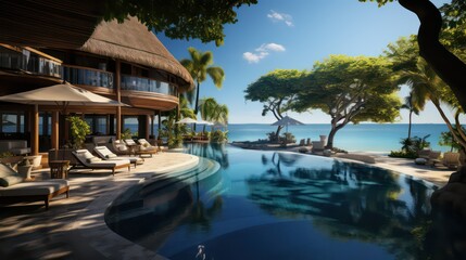 Tropical Beach Luxury Resorts  Comfort and Relaxation in Nature