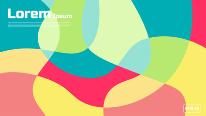 Abstract flat color background. For banners, flyers, posters, flyers. Vector eps 10.