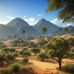 imagem paisagem natural AI Julho / cerrado