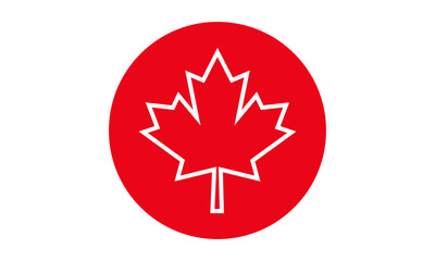 Maple Leaf Icon Canada Maple Leaf Set | Maple Leaves Icon Canadian Vector Illustration Logo | Maple-Leaf Icon Isolated Maple Leaf Collection