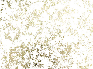 Marble gold grunge texture. Patina scratch golden element for poster, brochure, invitation, cover book, catalog. Vector