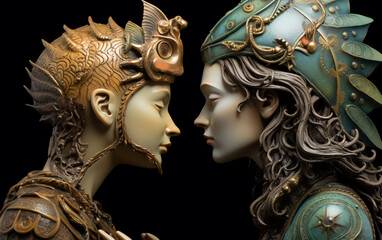 Enchanting Sculptures: The Magical World of Eva and Adan