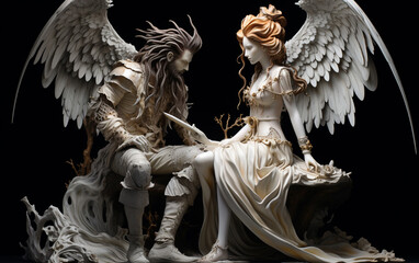 Enchanting Sculptures: The Magical World of Eva and Adan