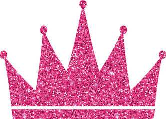 Crown pink for decoration and design. © Svutlana