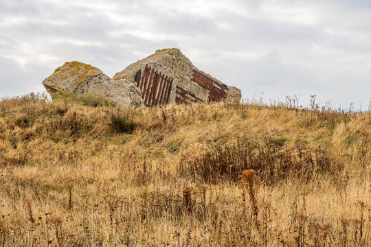 Vestige de blockhaus vers le Cran aux Oeufs