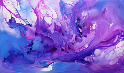 purple water splash