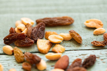 nuts and dried fruits