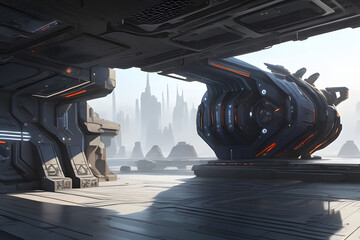 Futuristic background