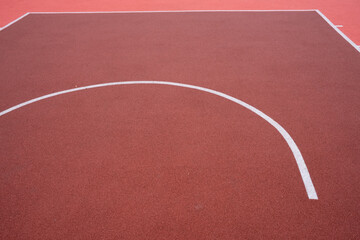 plastic playing surface for basketball outdoor