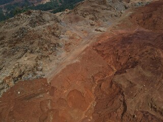 Mining nickel landscape