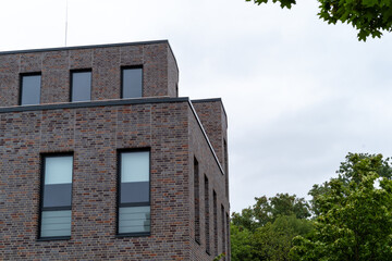 modern brick building