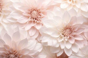 A wallpaper background of lightly colored floral petals. AI generated