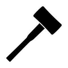 ハンマーのシルエット