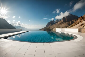 swimming pool generative by AI technology