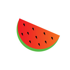 watermelon icon vector illustration eps