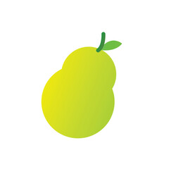 pear icon vector illustration eps